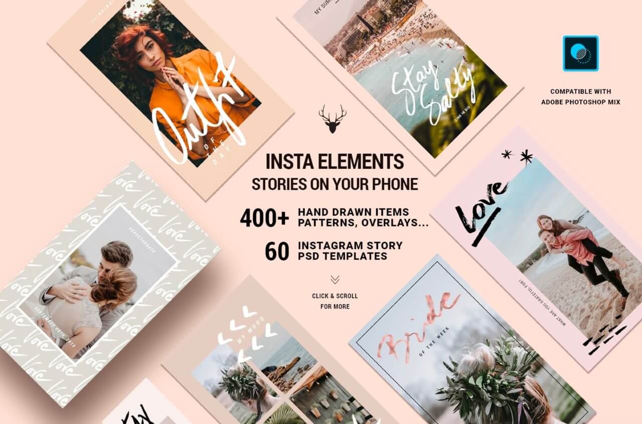 Instagram elements stories on your phone