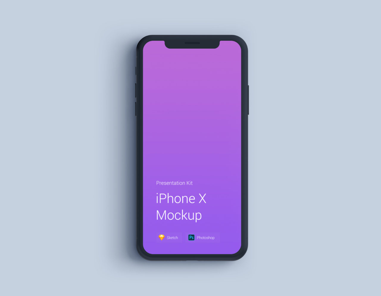 UPD iPhone X Mockup Changeable Color