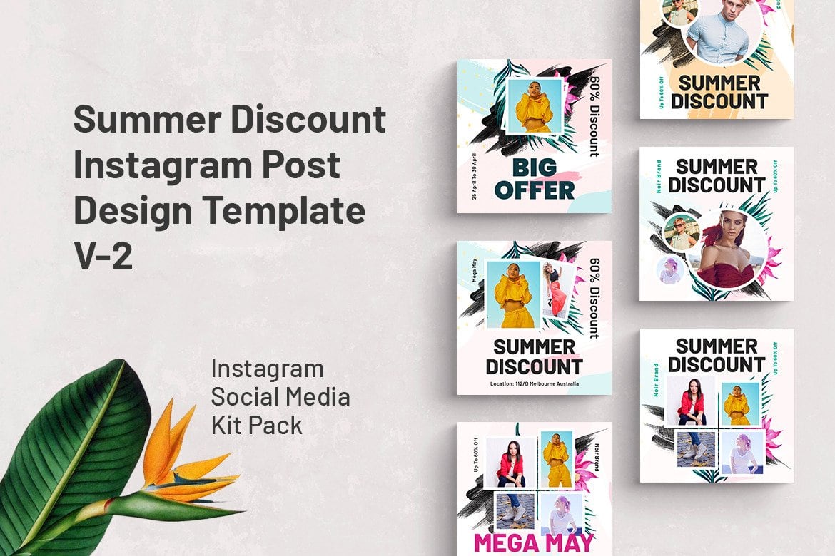summer discount template