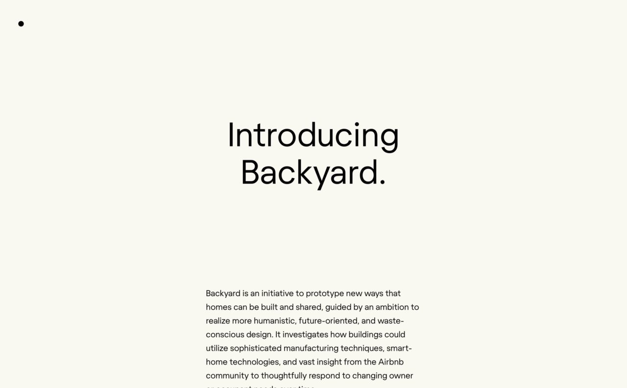 backyard blog design